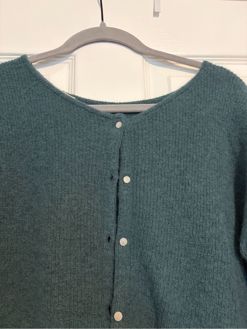 EUC Sezane Gaspard Cardigan Size M in Sage - Picture 2 of 5